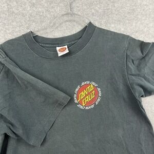 Vintage 90s Santa Cruz Skateboards Shirt Size M Single Stitch USA MADE Skater